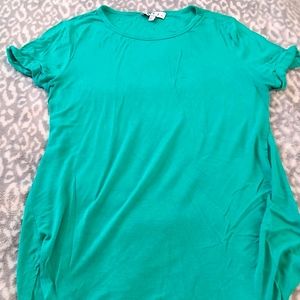 LOVE J Solid Fixed Cuff Tee